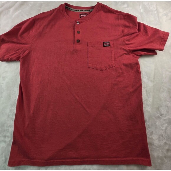 Wrangler Other - Wrangler Men's Red (L) Short And Black (L) Long Sleeve Shirts